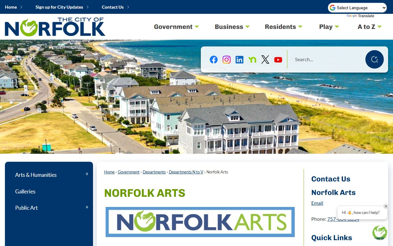 Norfolk Police Department website for blotter records and public safety data