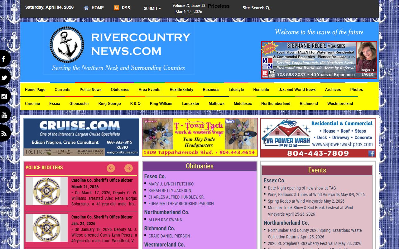 Caroline County Sheriff narcotics operations police blotter