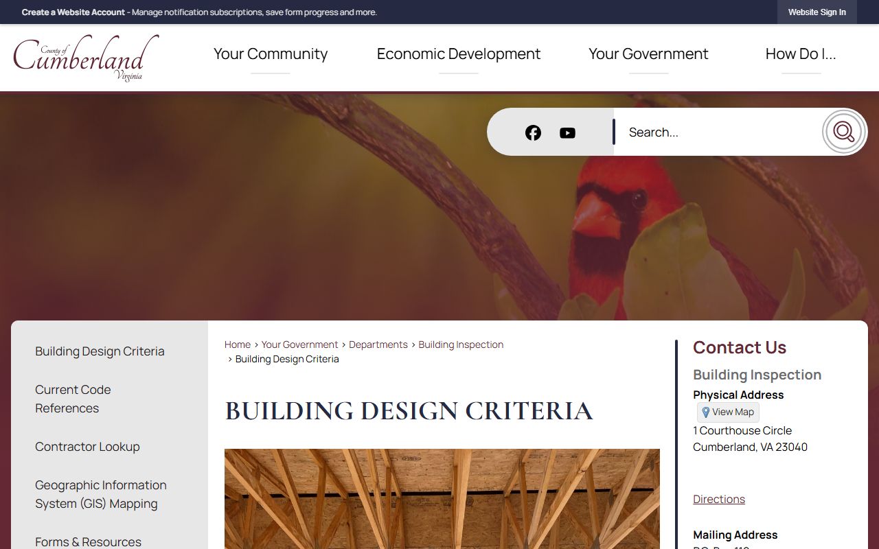 Cumberland County Sheriff's Office website for police blotter and incident records