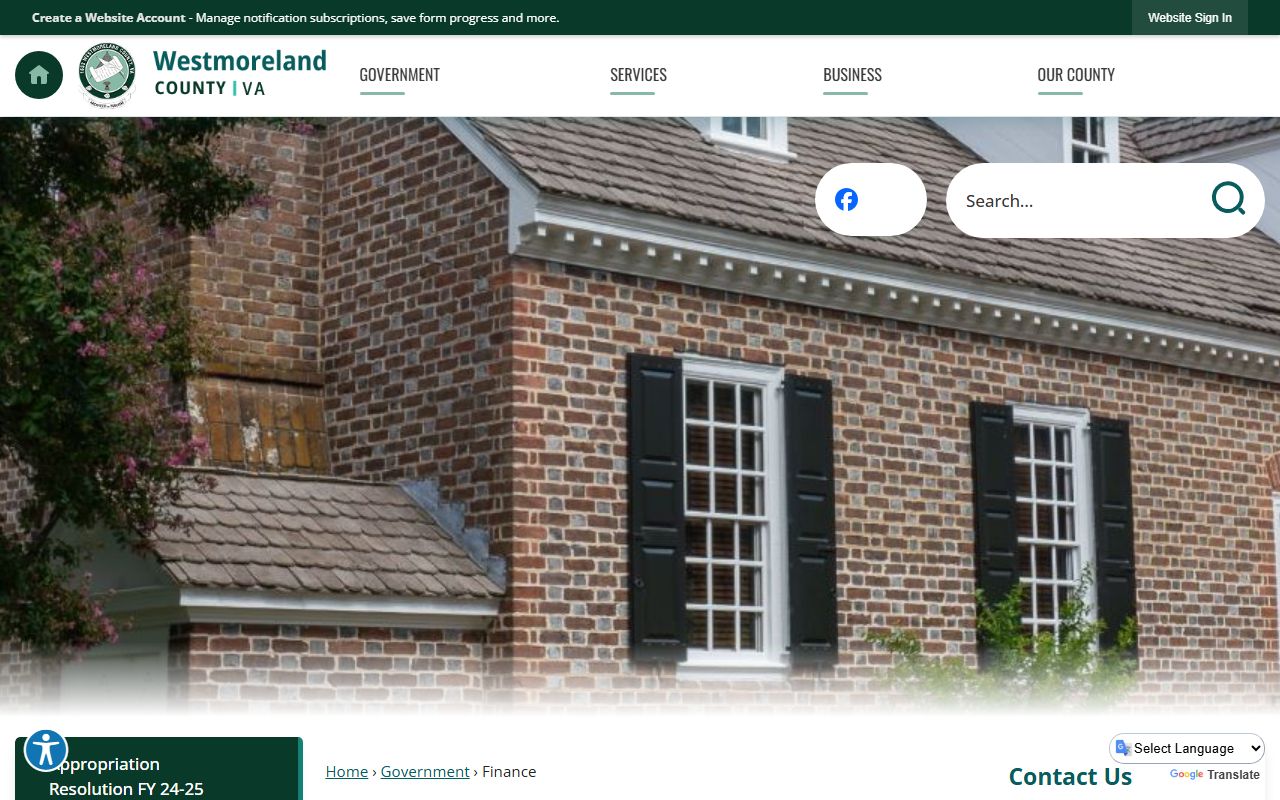 Westmoreland County Sheriff's Office in Montross Virginia for police blotter records